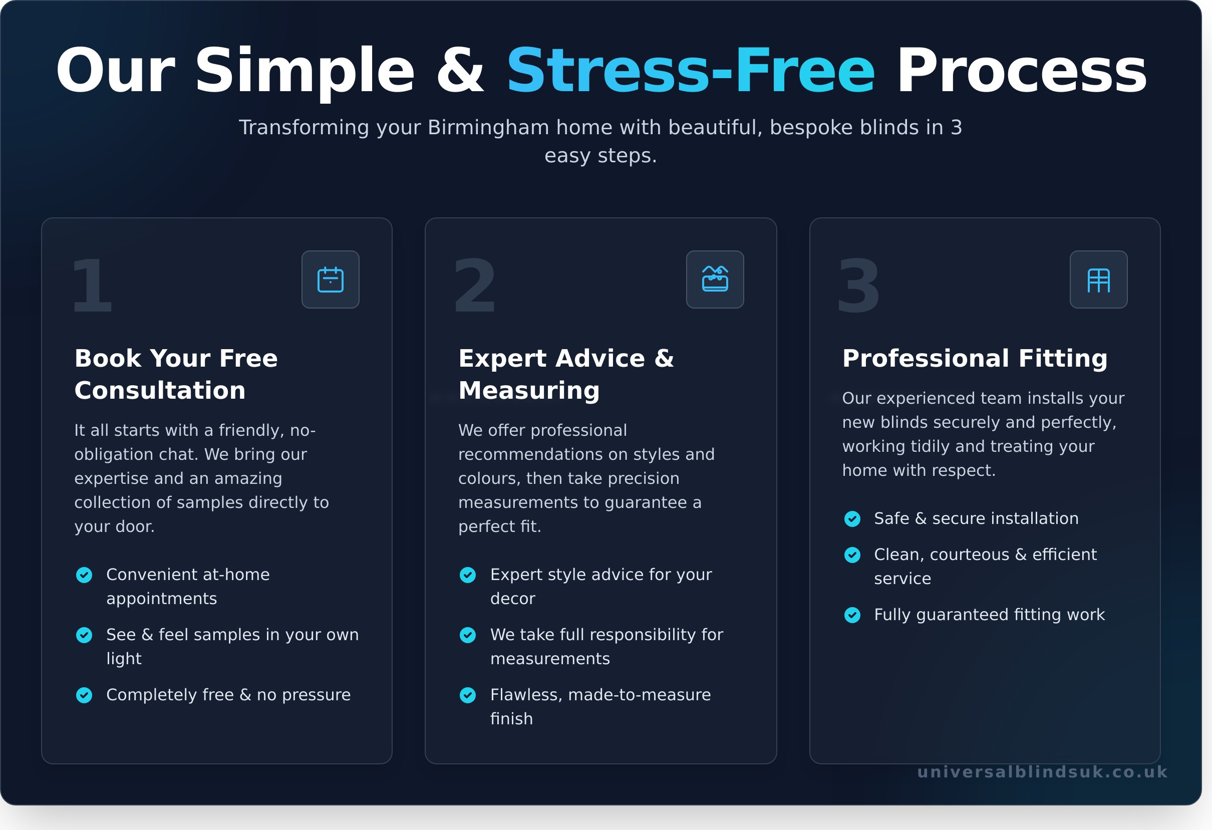 Made-to-Measure Blinds in Birmingham: Your Local Experts - Infographic