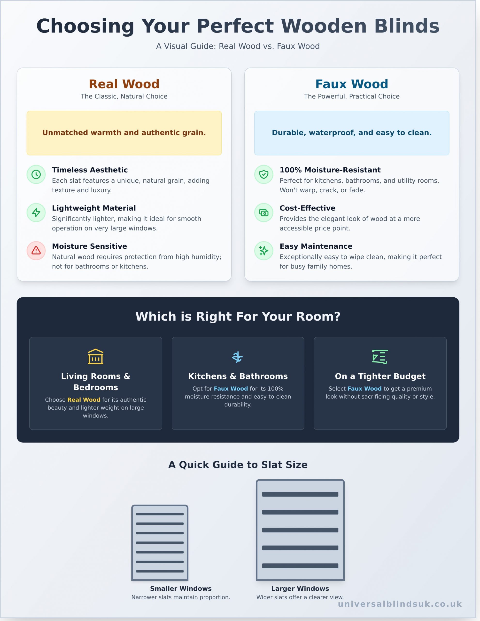 Wooden Blinds: A Complete Guide to Timeless Style for Your Home - Infographic