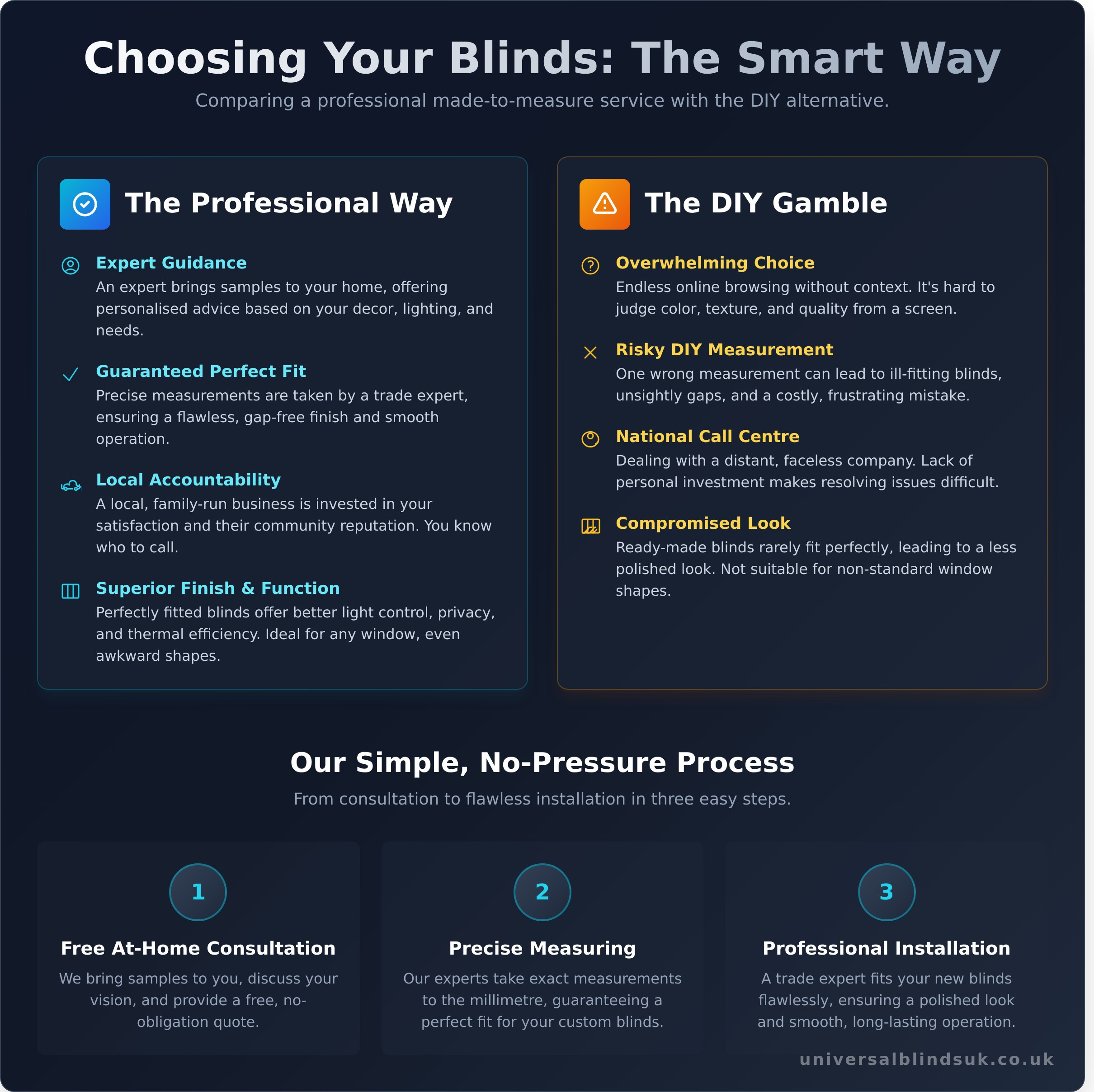 Your Local Blinds Experts: The Smarter Choice for Blinds Near You in the West Midlands - Infographic