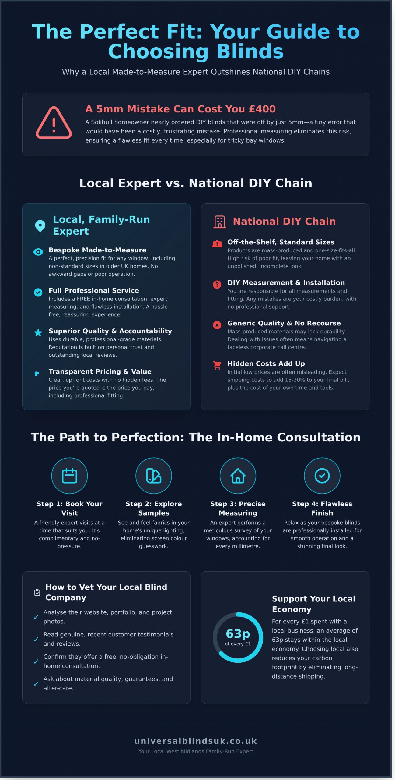 Local Blind Company Near Me: Finding the Best West Midlands Experts in 2026 - Infographic