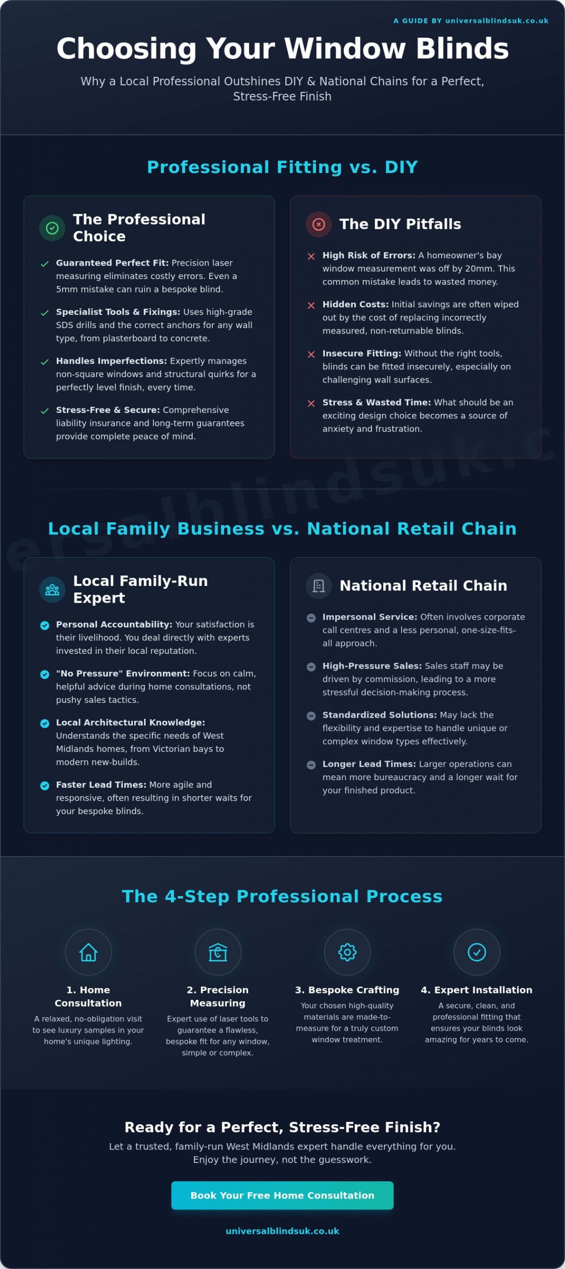 Local Blind Fitters Near Me: How to Find Trusted Experts in the West Midlands - Infographic
