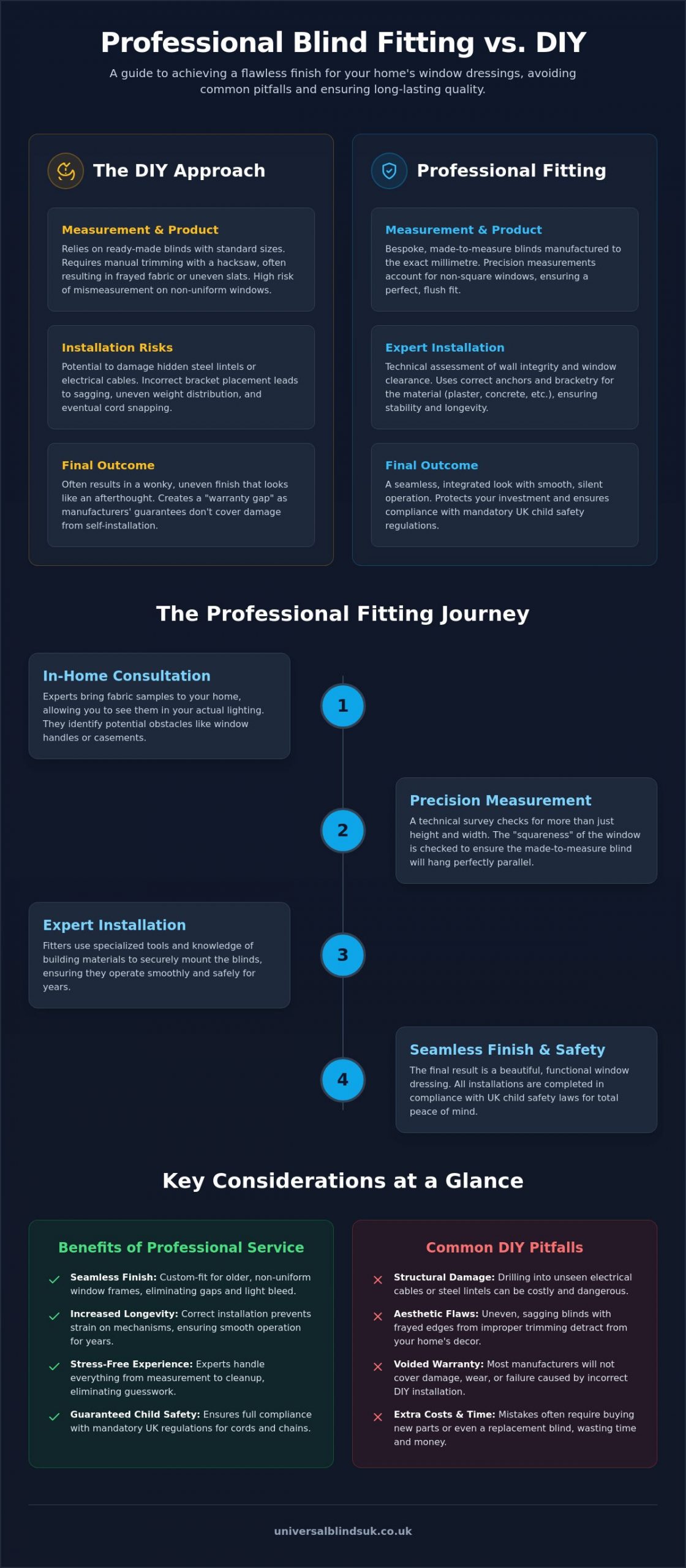 Professional Blind Fitting in Coventry: The 2026 Guide to a Perfect Finish - Infographic