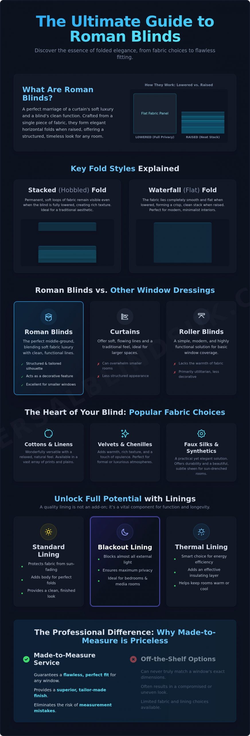 Roman Blinds: The Ultimate Guide to Timeless Style & Perfect Fit