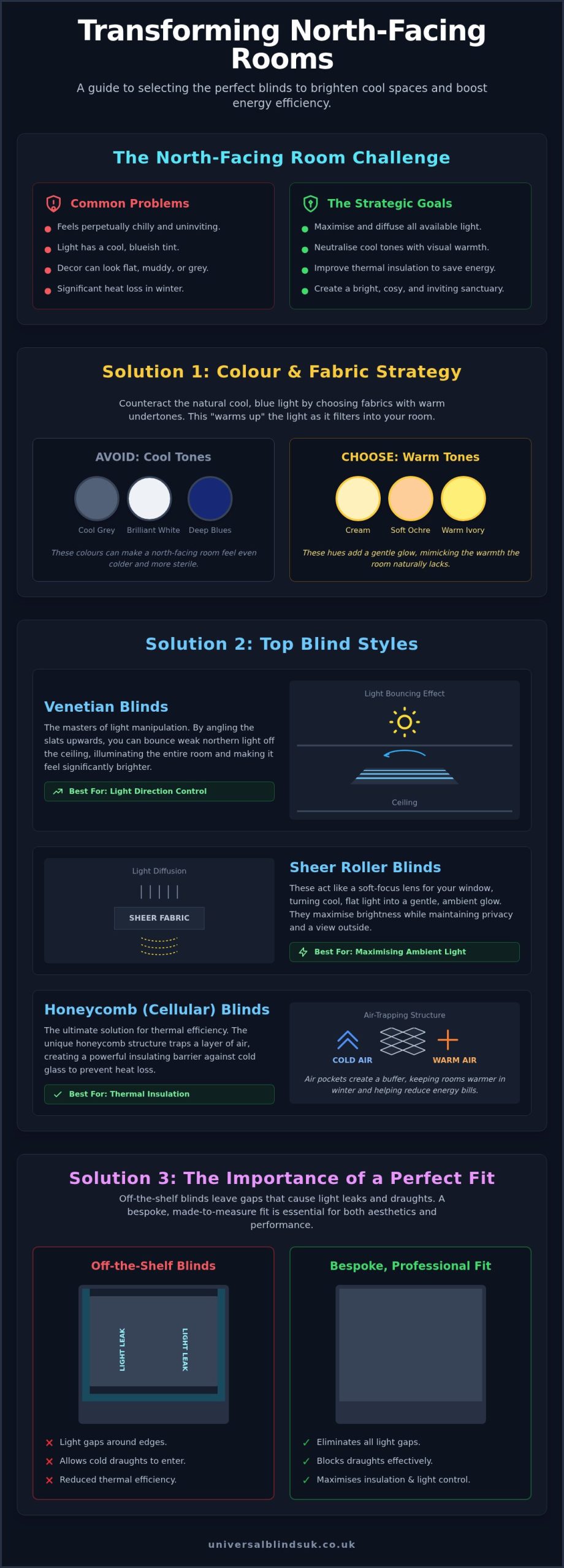 Best Blinds for North Facing Rooms: Maximising Light and Warmth in 2026