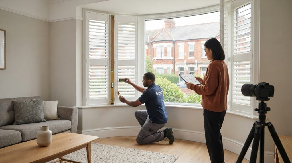 End-to-end shutter supply and fitting for UK homes