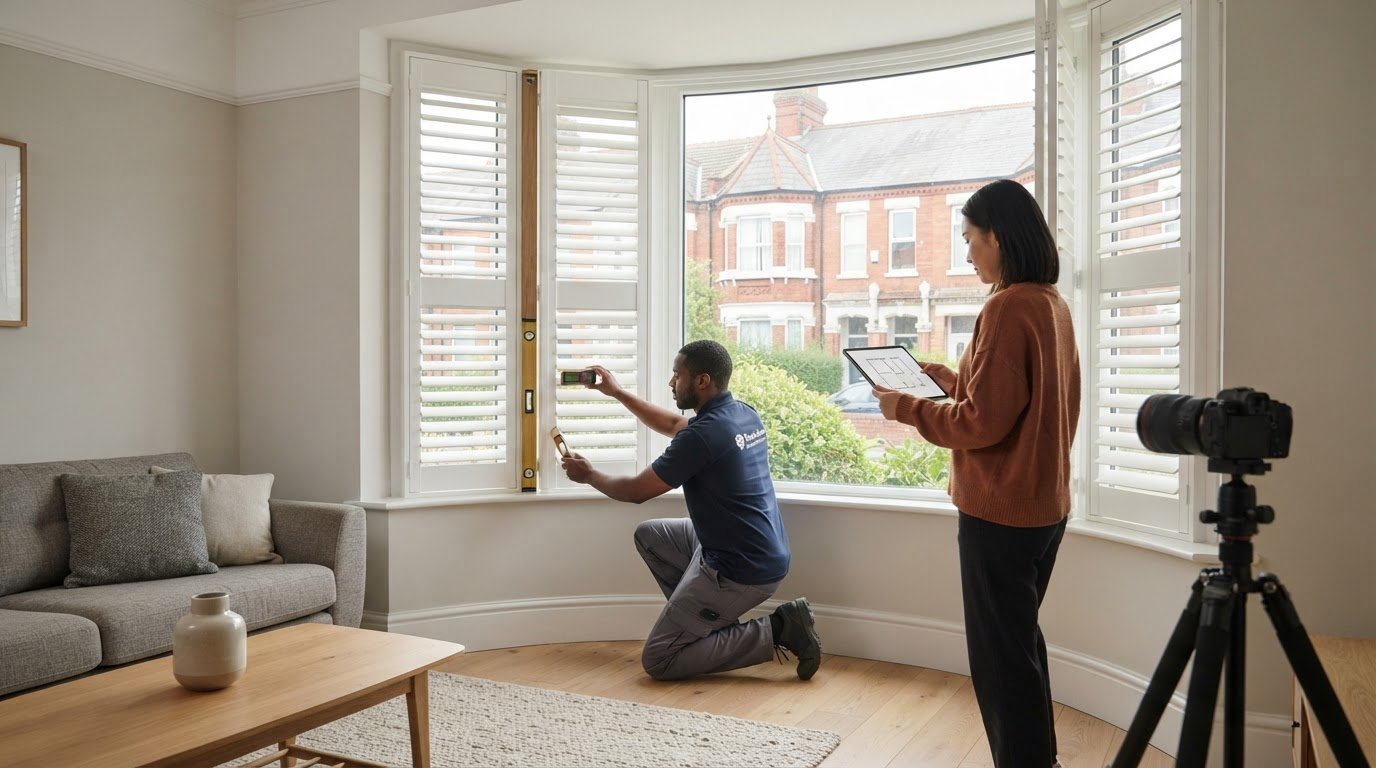 End-to-end shutter supply and fitting for UK homes